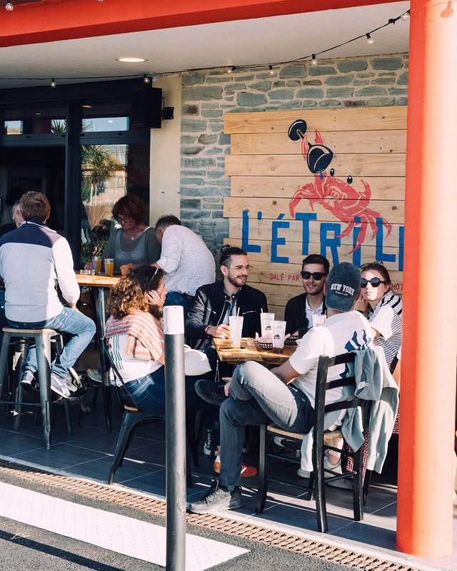 L'enseigne crabe de L'Étrille